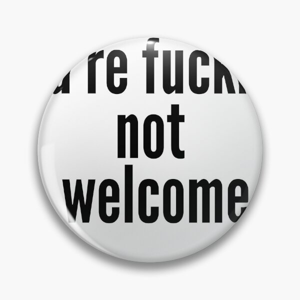 Item preview, not welcome designed and sold by cathatart.