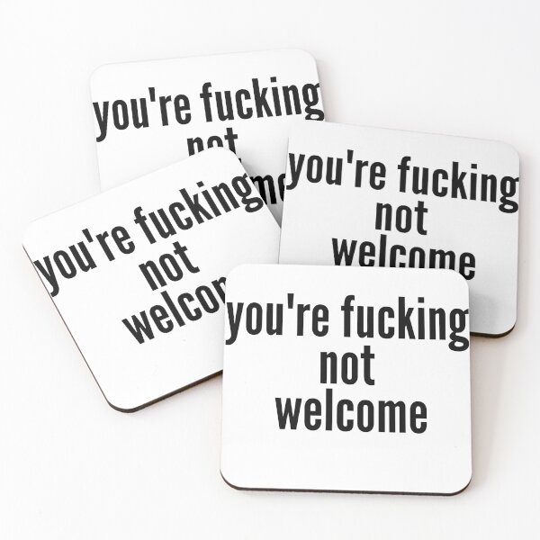 Item preview, not welcome designed and sold by cathatart.