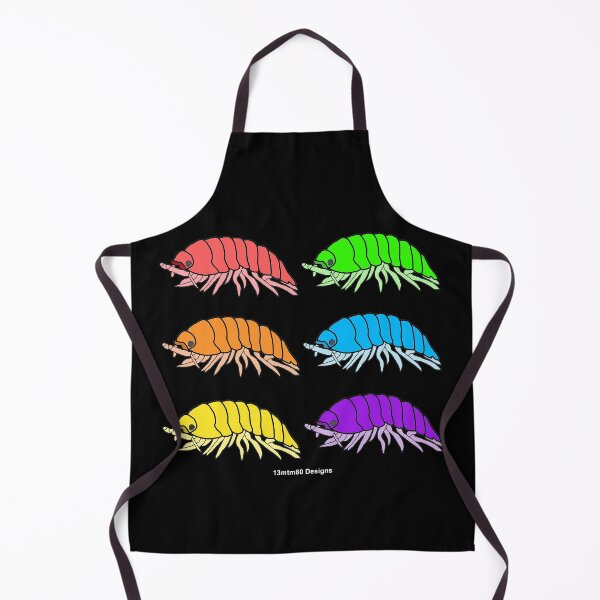 Item preview, Rainbow Pill Bugs (black) designed and sold by 13mtm80-Designs.
