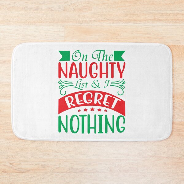 Item preview, on the naughty list-novelty christmas funny designed and sold by Hartics.