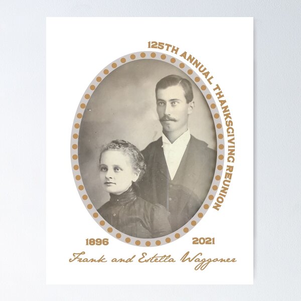 Artikelvorschau, 1896 2021 Frank und Estella Waggoner entworfen und verkauft von WaggonsWest.