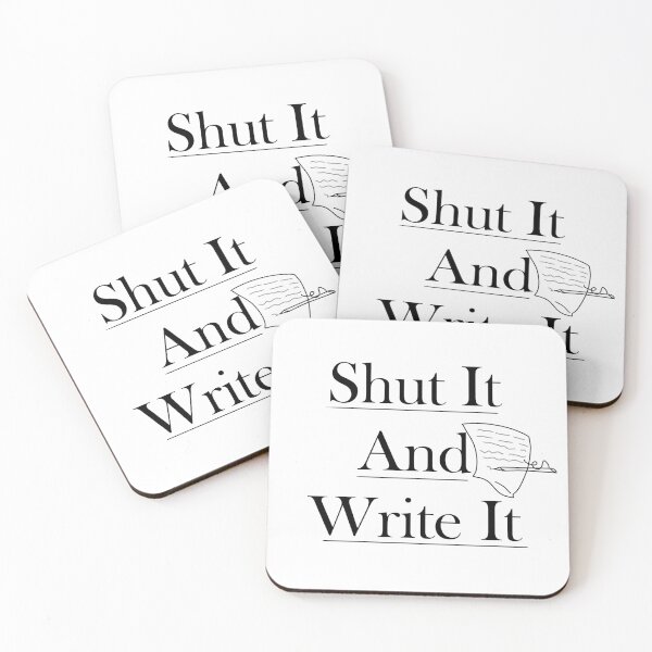 Item preview, Shut It and Write It designed and sold by EggrollsRppl2.
