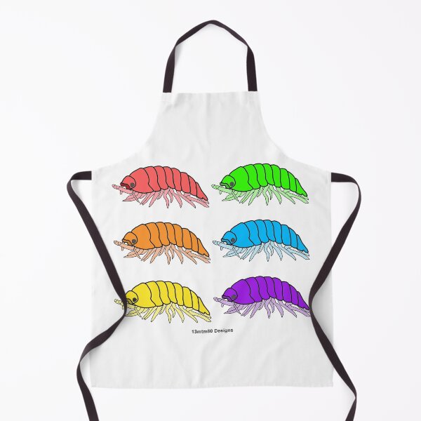 Item preview, Rainbow Pill Bugs (white) designed and sold by 13mtm80-Designs.