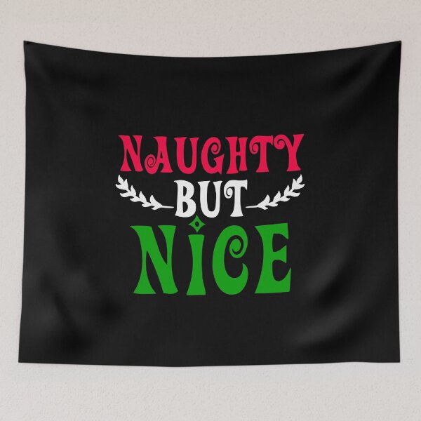 Item preview, Naughty but Nice Shirt, Funny Christmas Shirt,Naught Christmas Shirt designed and sold by Mixture-DESIGN.