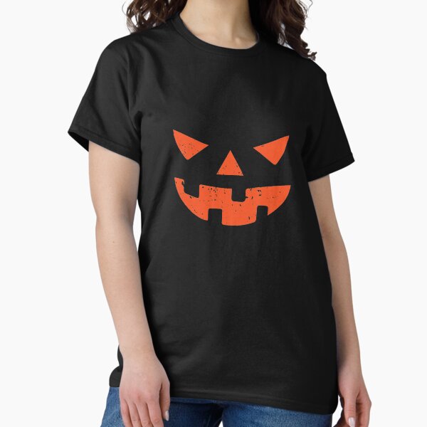 Item preview, Halloween Pumpkin T-Shirt, Jack O Lantern Halloween Witches Pumpkin Face Men’s Scary Shirt designed and sold by TC design_JB.