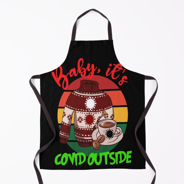 Item preview, UGLY SWEATER BABY IT'S COVID OUTSIDE~MEDICAL LABORATORY SCIENTIST FUNNY LAB TECH SCIENTIST MICROBIOLOGY designed and sold by Hippiesole.