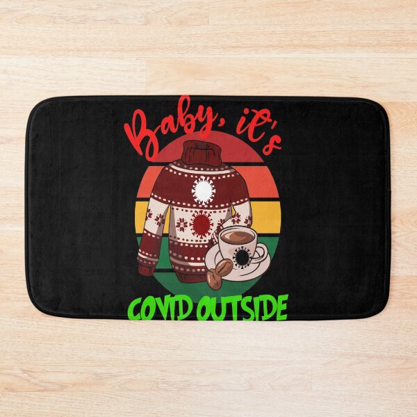 Item preview, UGLY SWEATER BABY IT'S COVID OUTSIDE~MEDICAL LABORATORY SCIENTIST FUNNY LAB TECH SCIENTIST MICROBIOLOGY designed and sold by Hippiesole.