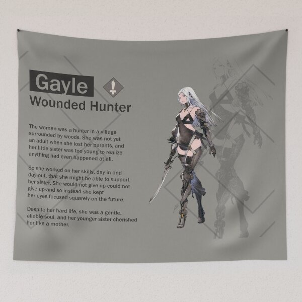 Item preview, Gayle - Wounded Hunter (Nier Reincarnation) designed and sold by VelvetZone.
