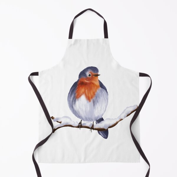 Item preview, Winter bird blue tit is sitting on the branch with snow. designed and sold by BananiLettering.