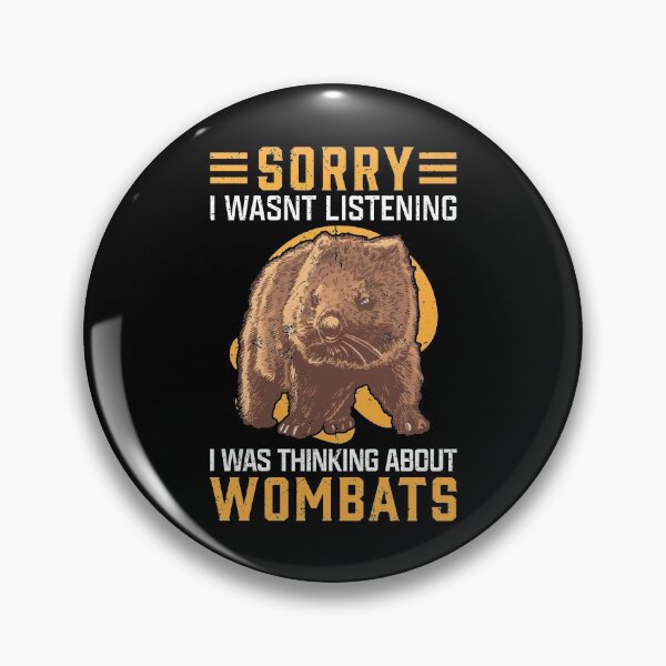 Item preview, Wombat thought of marsupial Australia trip designed and sold by madgrfx.