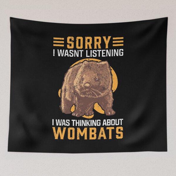Item preview, Wombat thought of marsupial Australia trip designed and sold by madgrfx.