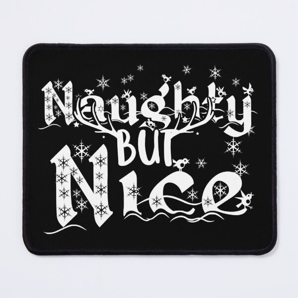 Item preview, Naughty but Nice Shirt, Funny Christmas Shirt, Christmas Shirt, Happy Holla Days, Gift under 15, Santa Shirt, Naughty List, Nice List designed and sold by Mixture-DESIGN.