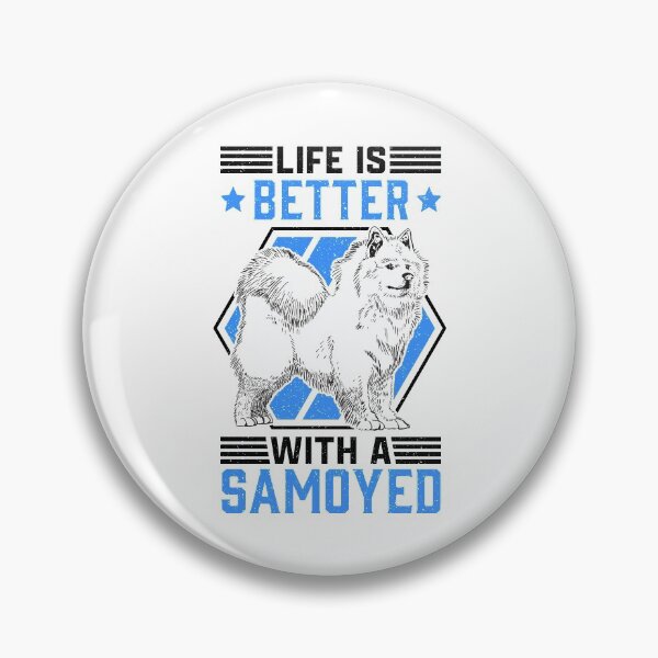 Item preview, Life with Samoyed Sled Dog Samojedenspitz designed and sold by madgrfx.