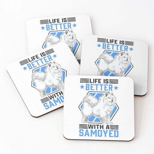 Item preview, Life with Samoyed Sled Dog Samojedenspitz designed and sold by madgrfx.