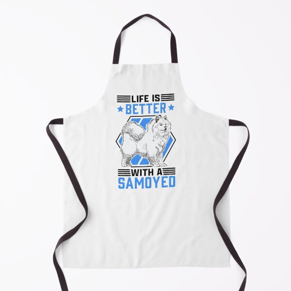 Item preview, Life with Samoyed Sled Dog Samojedenspitz designed and sold by madgrfx.