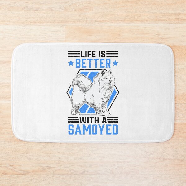 Item preview, Life with Samoyed Sled Dog Samojedenspitz designed and sold by madgrfx.