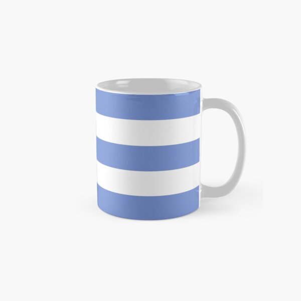 Item preview, Large DANUBE BLUE and WHITE Horizontal STRIPES designed and sold by RachelMacht.