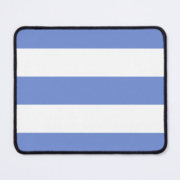 Item preview, Large DANUBE BLUE and WHITE Horizontal STRIPES designed and sold by RachelMacht.
