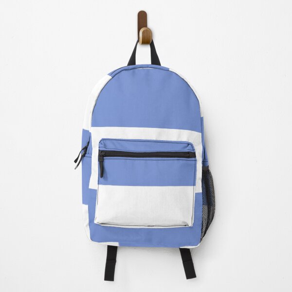 Item preview, Large DANUBE BLUE and WHITE Horizontal STRIPES designed and sold by RachelMacht.