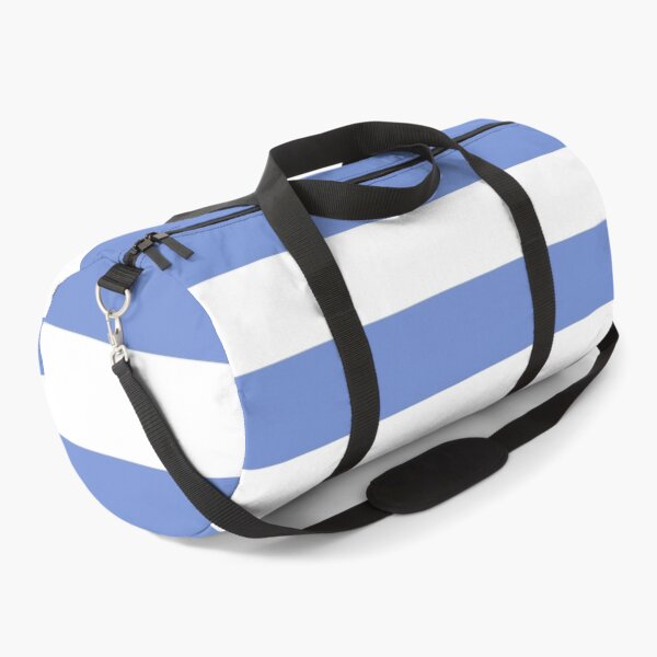 Item preview, Large DANUBE BLUE and WHITE Horizontal STRIPES designed and sold by RachelMacht.