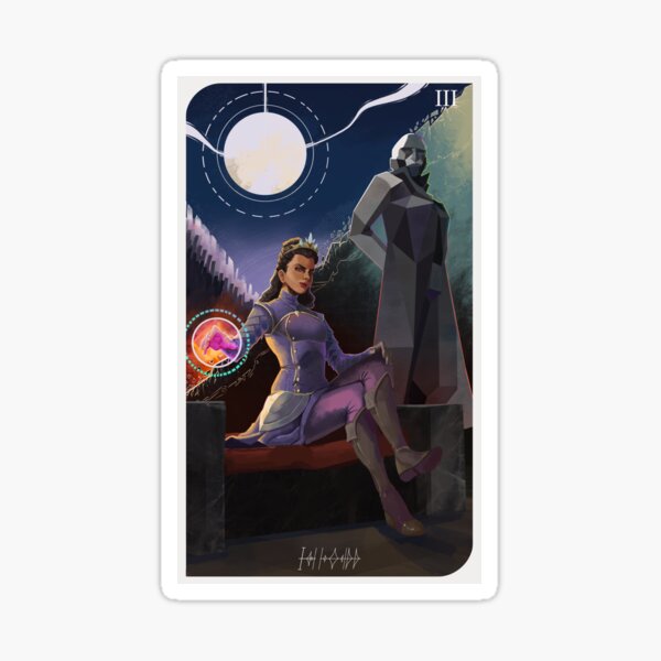 Jasnah Kholin - The Empress - Tarot Card Sticker