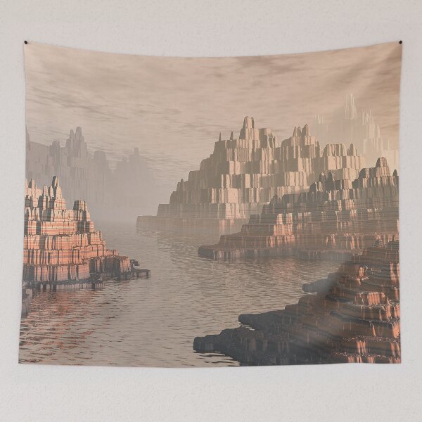 Item preview, Stepped Mountains designed and sold by Phil Perkins.