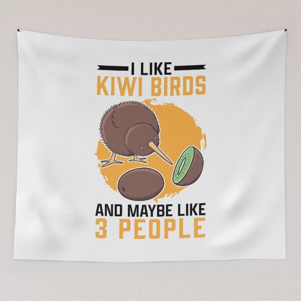 Item preview, I like kiwi bird snipe bouquet New Zealand designed and sold by madgrfx.