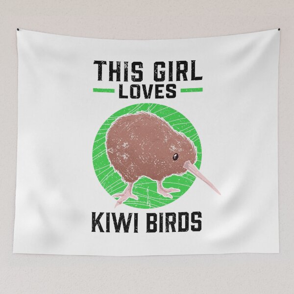 Item preview, Kiwi Bird Girl Snipe Bouquet New Zealand designed and sold by madgrfx.