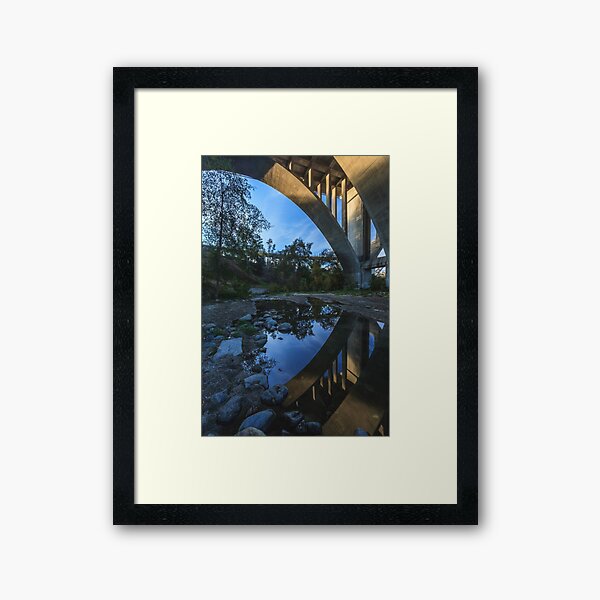 Under The Bridge Framed Art Print