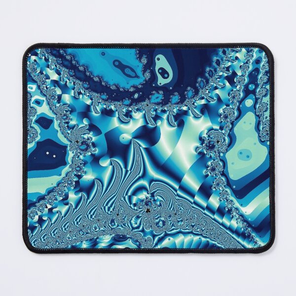 Item preview, Abstract Blue, Green & Teal Zippered Fractal designed and sold by SXW Designs.