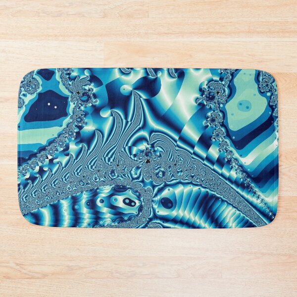 Item preview, Abstract Blue, Green & Teal Zippered Fractal designed and sold by SXW Designs.