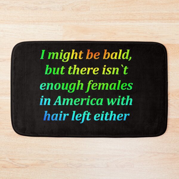 Item preview,   Funny baldness old age colorful green blue gradient truth designed and sold by FarzT.