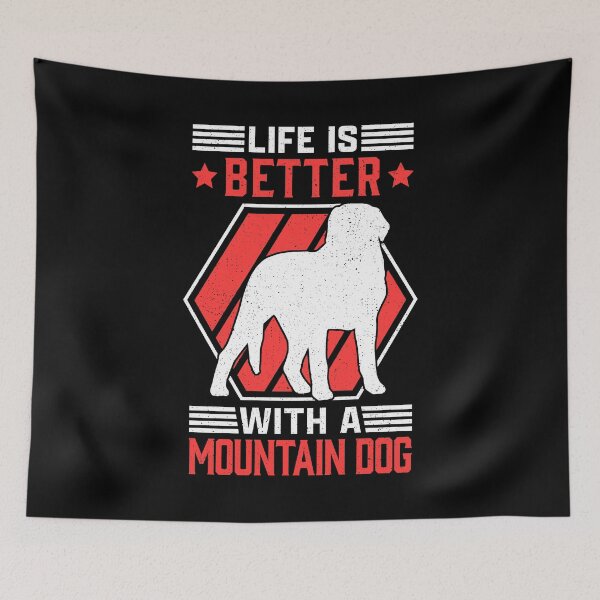 Item preview, Life is better with a Swiss Mountain Dog designed and sold by madgrfx.