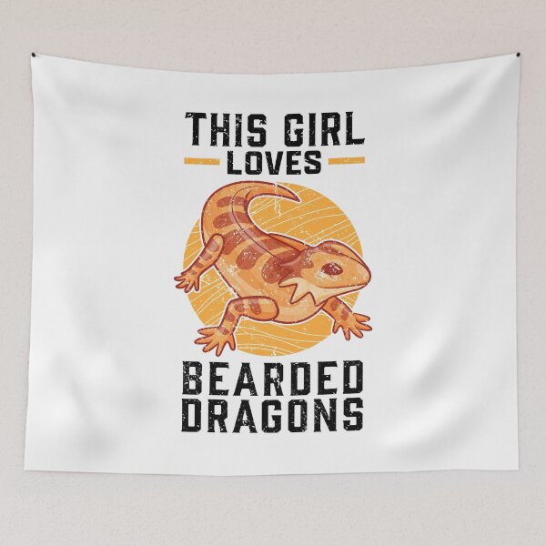 Item preview, Girl loves bearded dragon agamen lizard owner designed and sold by madgrfx.