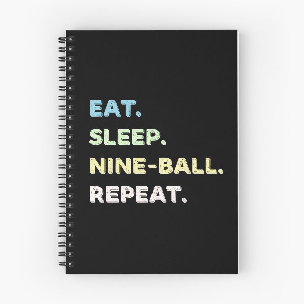 Item preview, Eat. Sleep. Nine-ball. Repeat. designed and sold by Life Shop.