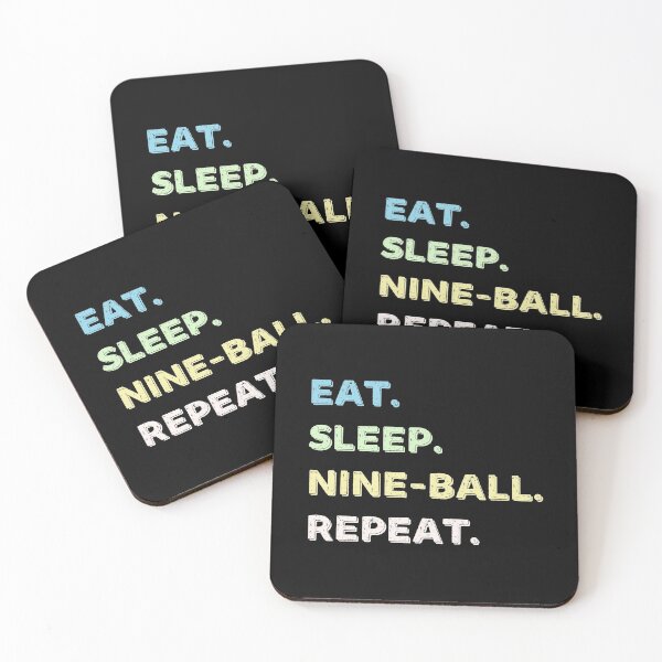 Item preview, Eat. Sleep. Nine-ball. Repeat. designed and sold by Life Shop.