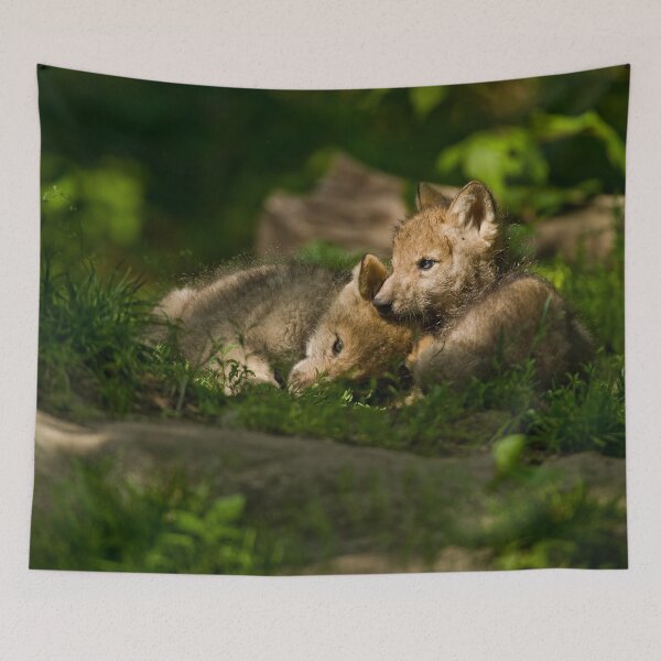 Item preview, Timber Wolf Pups designed and sold by Michael Cummings.