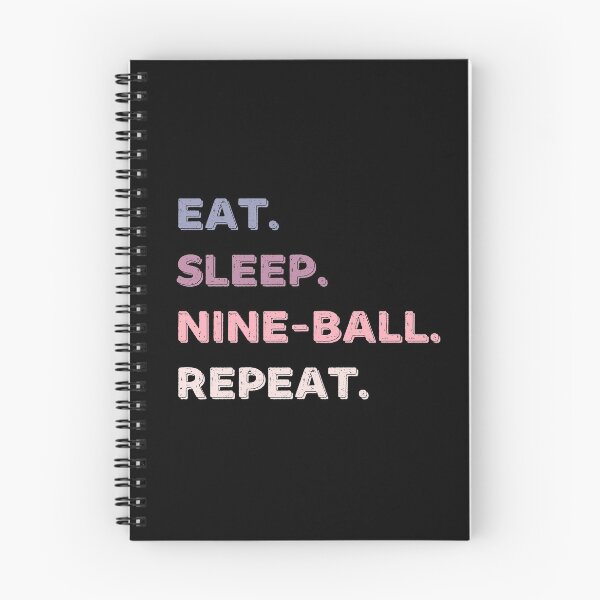 Item preview, Eat. Sleep. Nine-ball. Repeat. designed and sold by Life Shop.