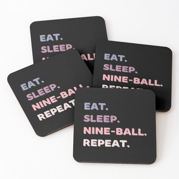 Item preview, Eat. Sleep. Nine-ball. Repeat. designed and sold by Life Shop.