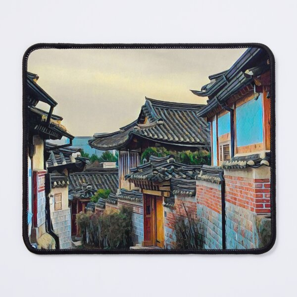Item preview, Bukchon Hanok Village designed and sold by Sofia-Draws.