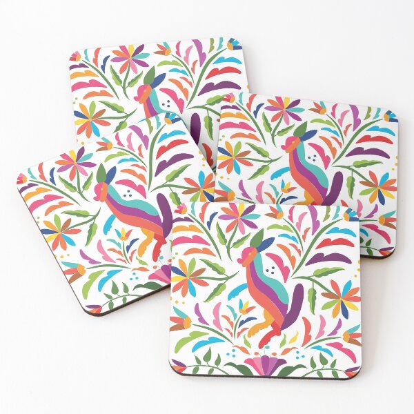 Item preview, Mexican Otomí Hare / Colorful & happy art by Akbaly designed and sold by Akbaly.