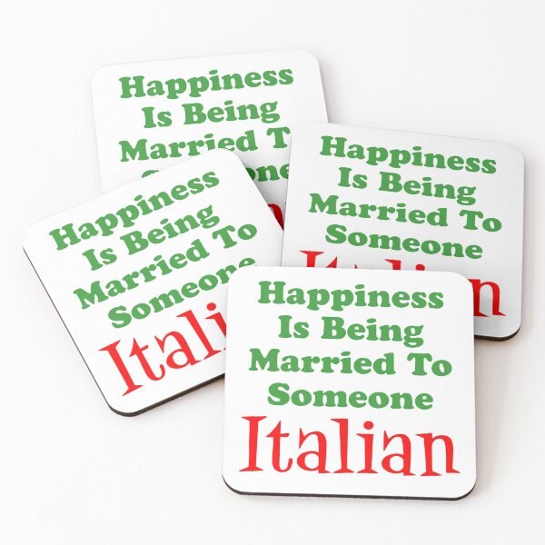 Item preview, Happiness Married To Someone Italian designed and sold by jaycartoonist.