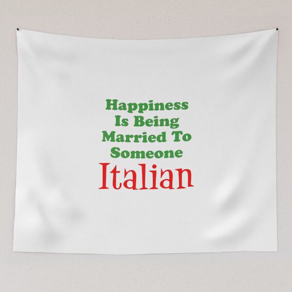 Item preview, Happiness Married To Someone Italian designed and sold by jaycartoonist.