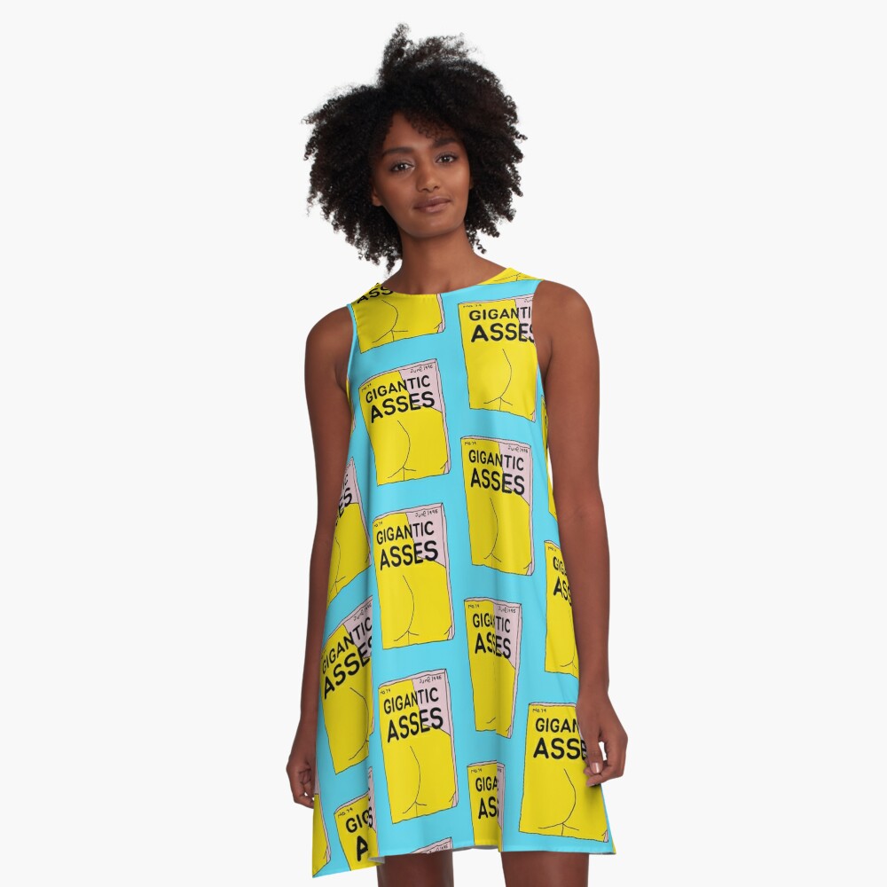 Vestido camiseta for Sale con la obra «Culos gigantescos» de Fabong |  Redbubble