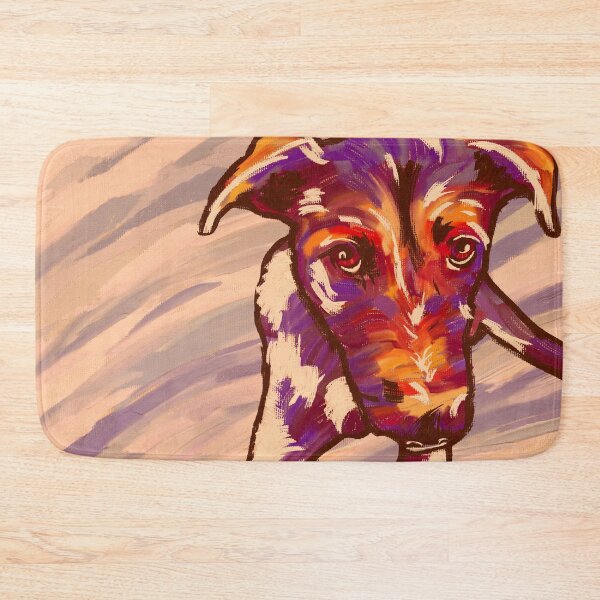 Item preview, Island Dog Impasto Relaxing in the Yard designed and sold by sunnthreads.