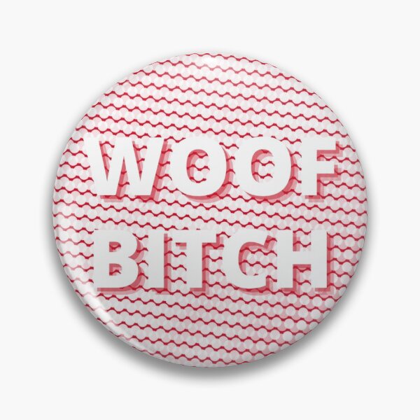 Item preview, Woof Bitch Gameday UGA Pin designed and sold by Miranda Pickens.