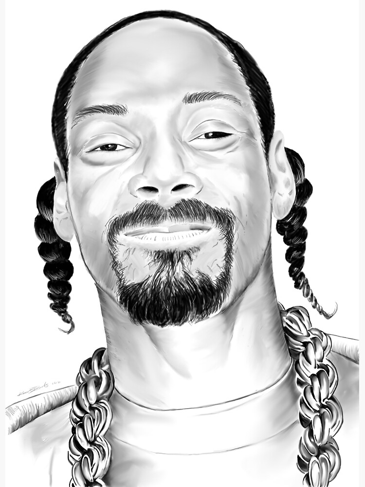 Snoop dogg рисунок