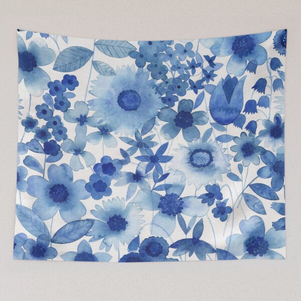 Item preview, Blue Water Flowers designed and sold by peaceofheaven.