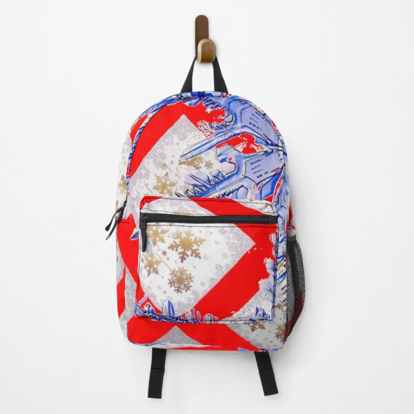 Item preview, BLUE SNOWFLAKE PATTERN RED ART designed and sold by sharlesart.