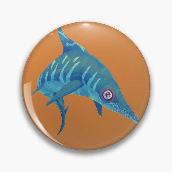 Item preview, Cute Cartoon Ichthyosaur Dino Illustration Teal Number Two designed and sold by stilo29.